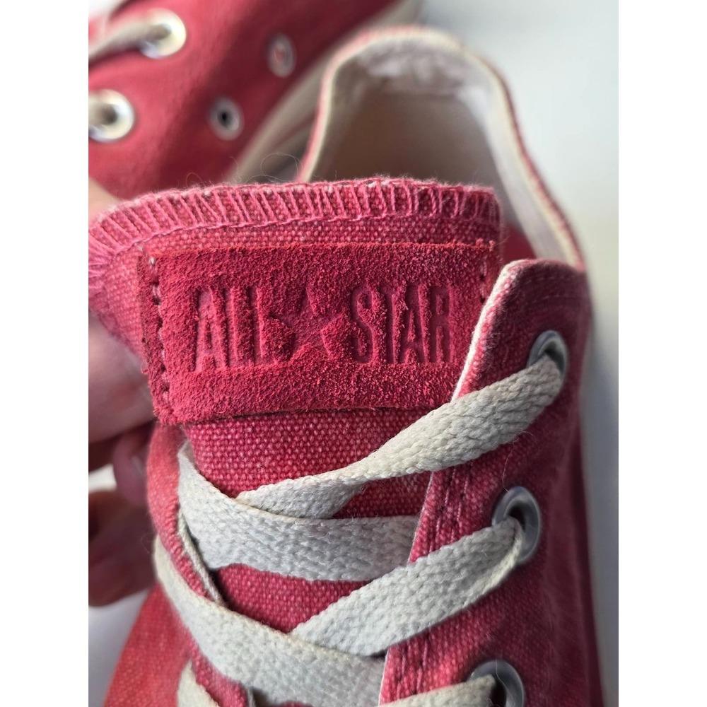 Converse All Star Men's Sneakers Size 4 Women's Size 6 Pink Red Shoes Early 2011 - Picture 8 of 14